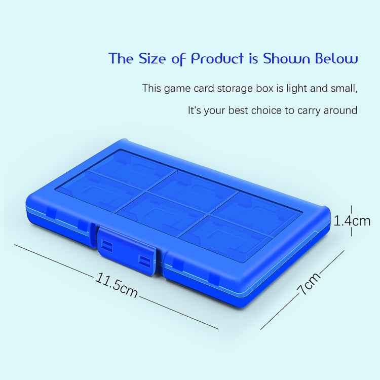For Nintendo Switch / Switch Oled 12-in-1 Game Card Box Protective Case
