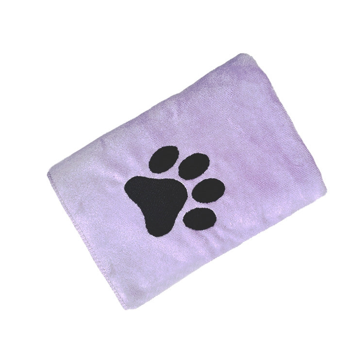 Pet Microfiber Absorbent Towel Cat Dog Bath Cleaning Towel