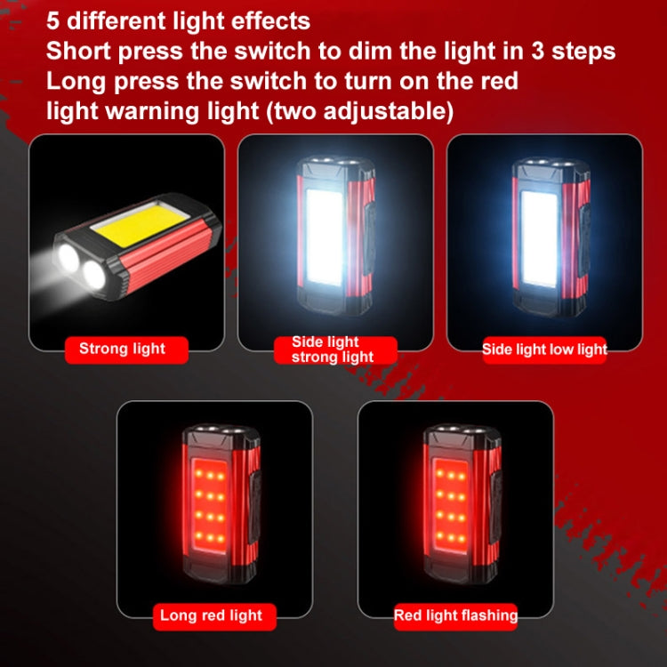 E-SMARTER K011 Bike LED Lamp USB Rechargeable Cycling Light COB Bright Flashlight