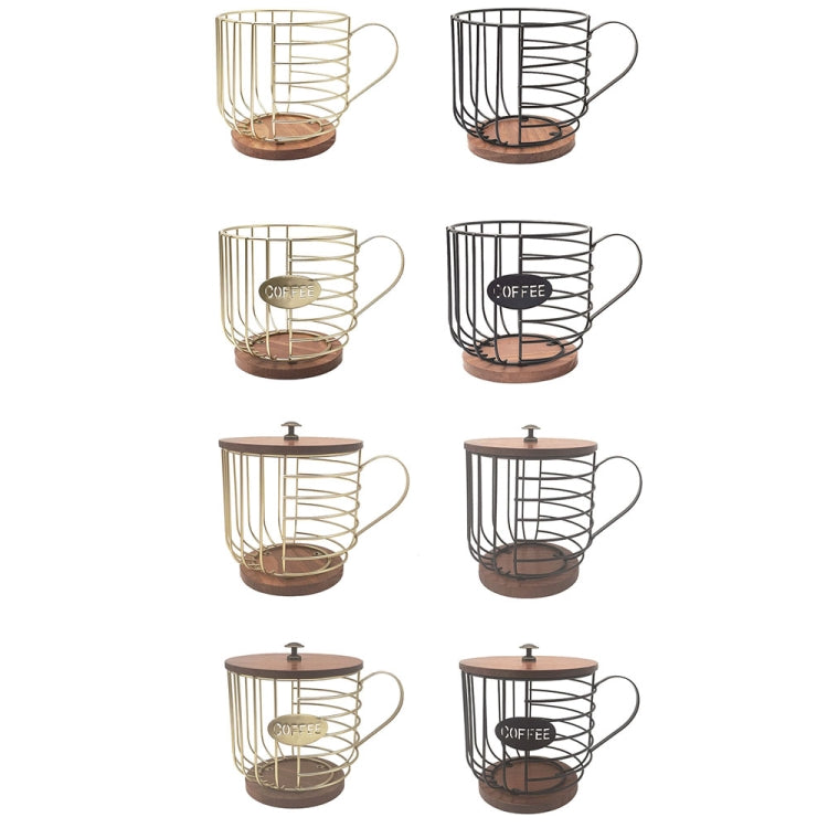 Coffee Companion Storage Rack Cup-Shaped Kitchen Storage Basket