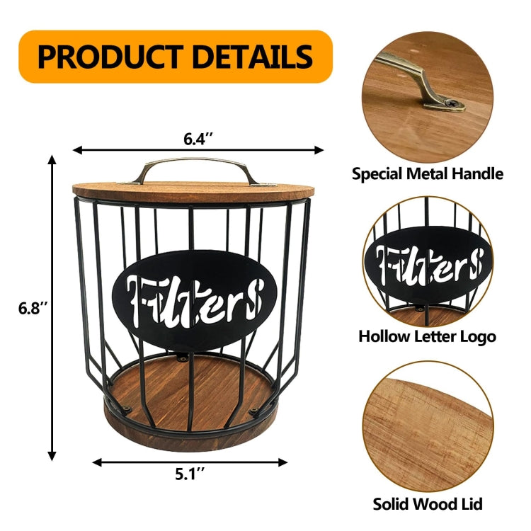 Coffee Capsule Filter Storage Basket Home Kitchen Decorations