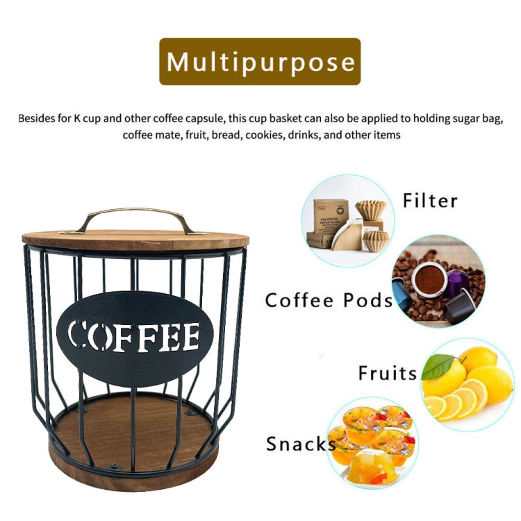 Coffee Capsule Filter Storage Basket Home Kitchen Decorations