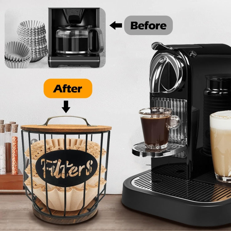 Coffee Capsule Filter Storage Basket Home Kitchen Decorations