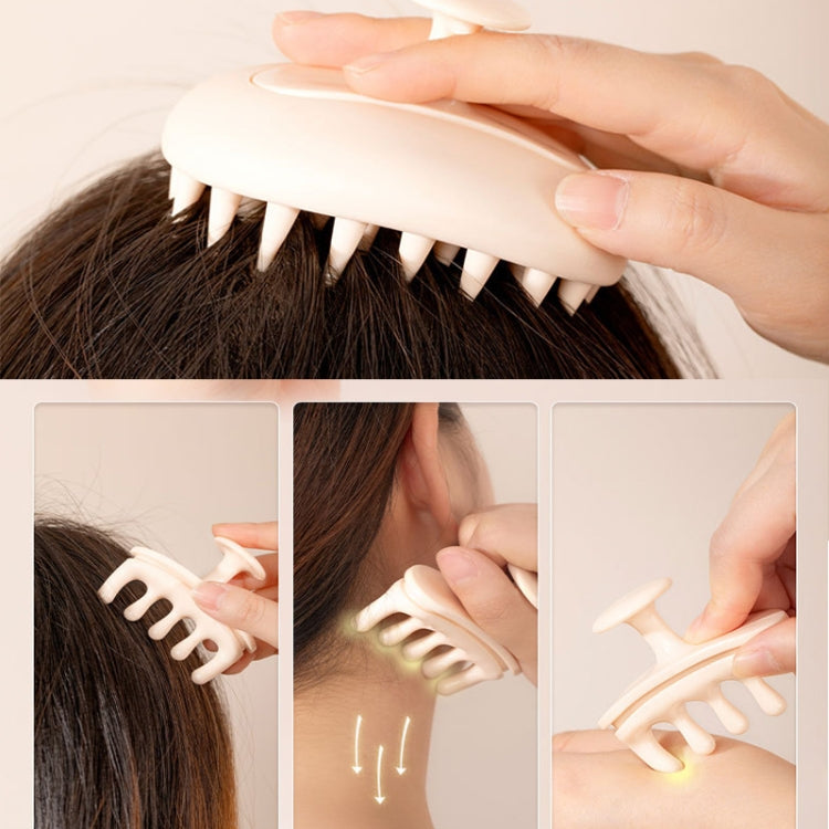 2-in-1 Silicone Shampoo Brush Scalp Massage Comb