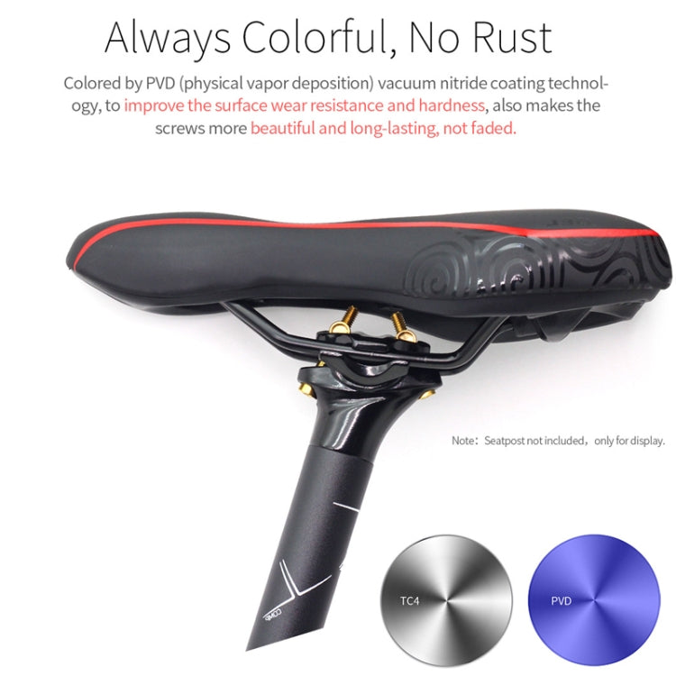 Bicycle Titanium Alloy Seat Post Locking Screws