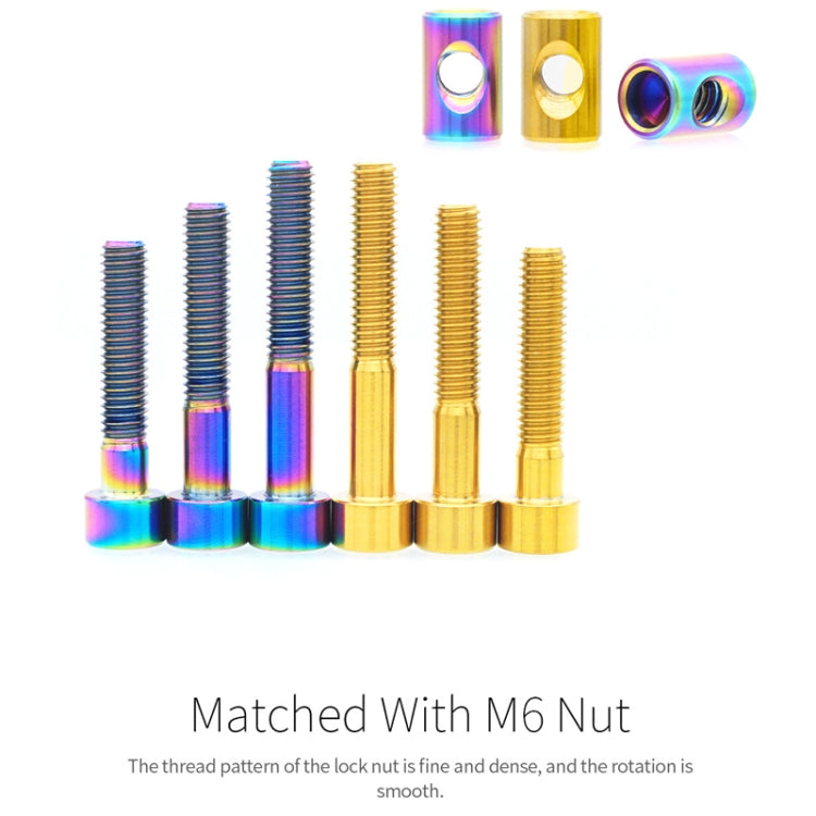 Bicycle Titanium Alloy Seat Post Locking Screws