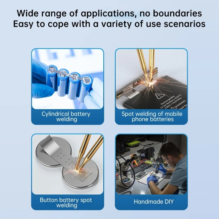 AwithZ Color Screen Portable Handheld Lithium Battery Nickel Sheet Spot Welding Machine