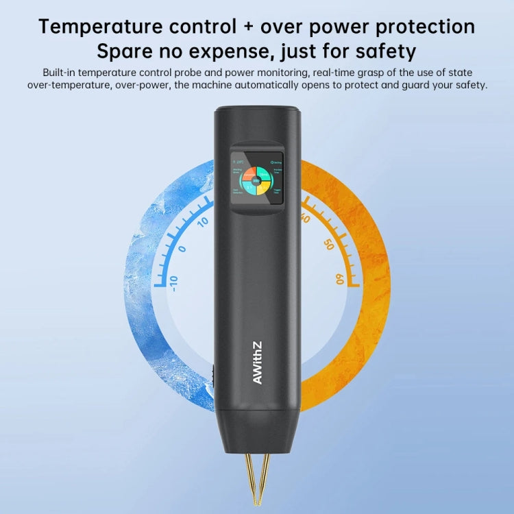 AwithZ Color Screen Portable Handheld Lithium Battery Nickel Sheet Spot Welding Machine