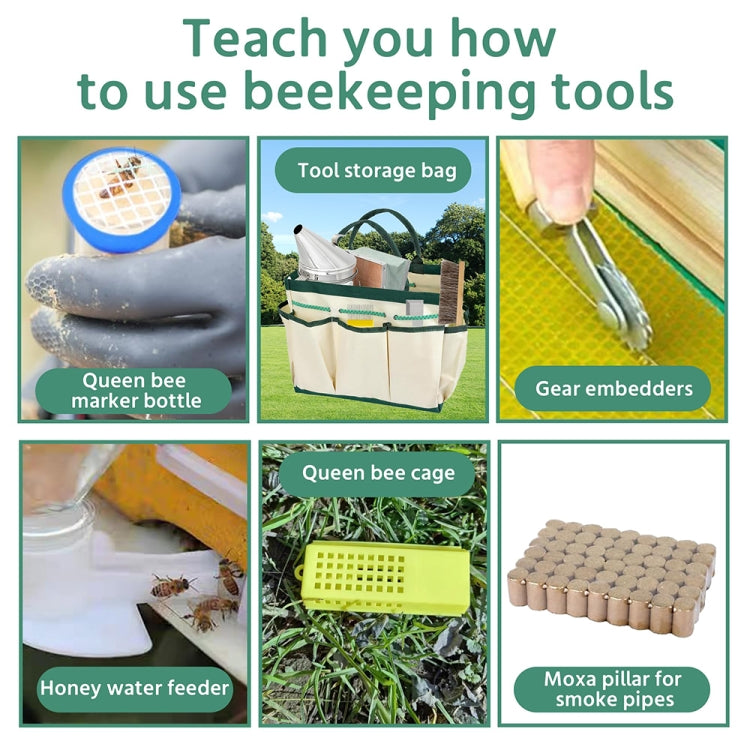 12-In-1 Beekeeping Starter Set Honey Bee Hive Tools
