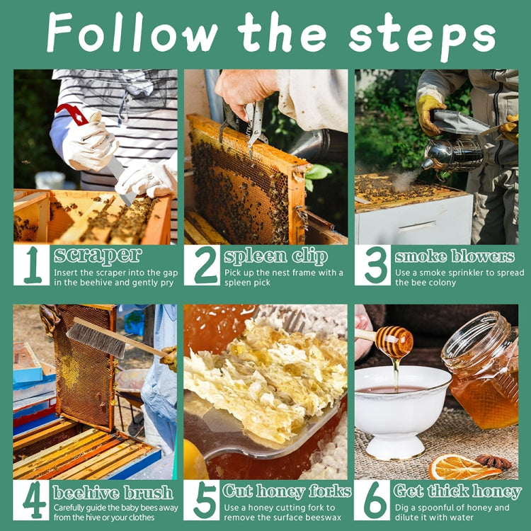 12-In-1 Beekeeping Starter Set Honey Bee Hive Tools