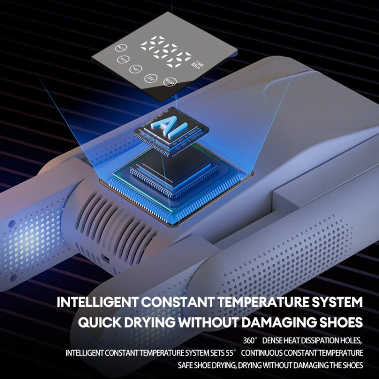 UV Antibacterial LED Touch Intelligent Constant Temperature Shoe Dryer