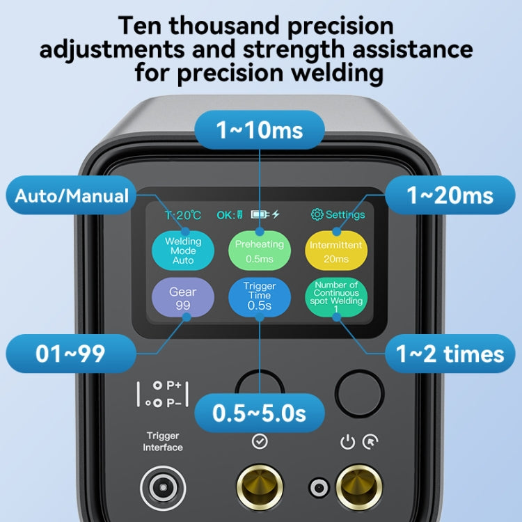 AWithZ Energy Storage Capacitor 18650 Lithium Battery DIY Nickel Sheet Spot Welder