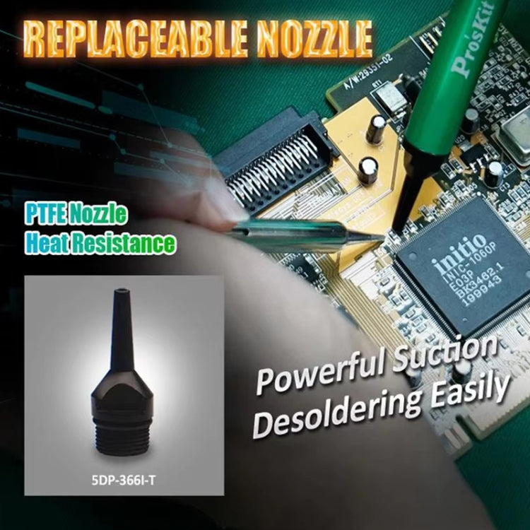 ProsKit  DP-366I Mini Aluminum Alloy Tin Suction Device Anti-static Desoldering Pump