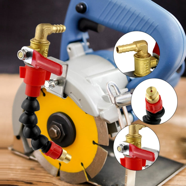 Angle Grinder Marble Cutting Machine Water Filling / Spraying Device Cooling Dusting Dust Spray Nozzle
