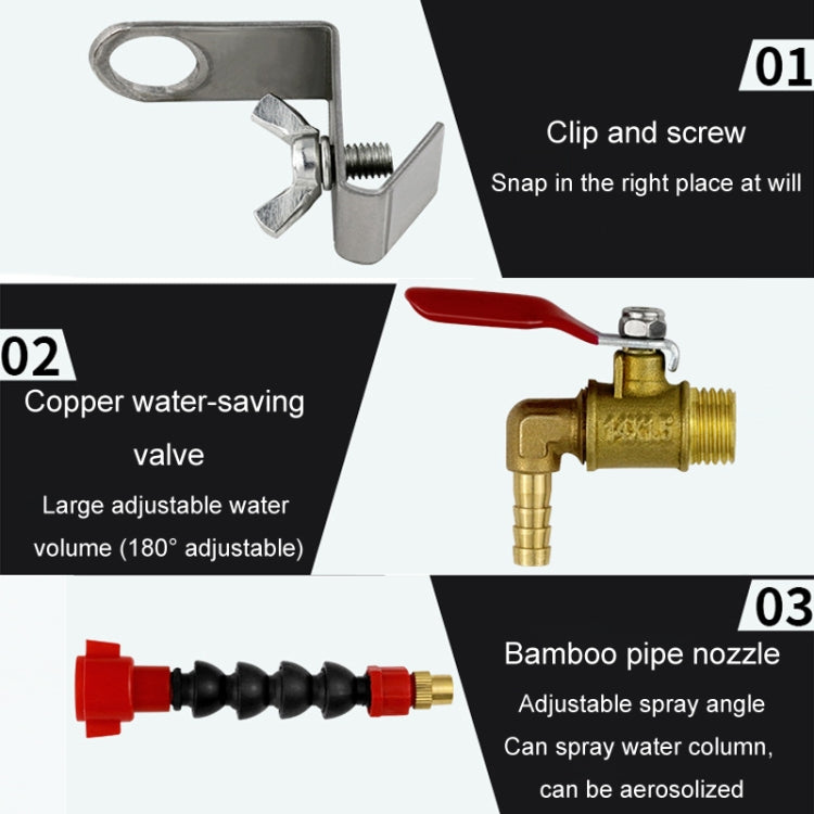 Angle Grinder Marble Cutting Machine Water Filling / Spraying Device Cooling Dusting Dust Spray Nozzle