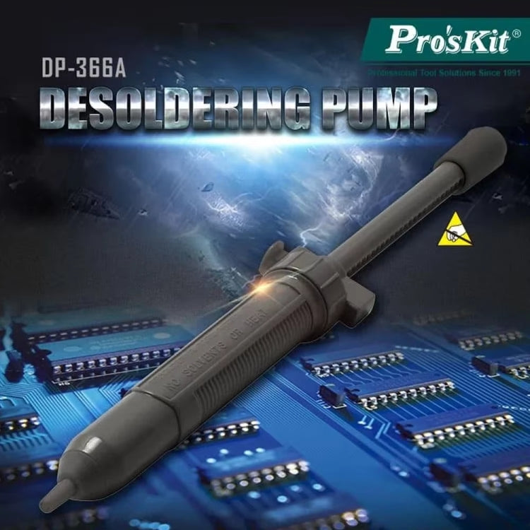 ProsKit DP-366A 38cm-Hg Tin Suction Machine Anti-static Desoldering Pump