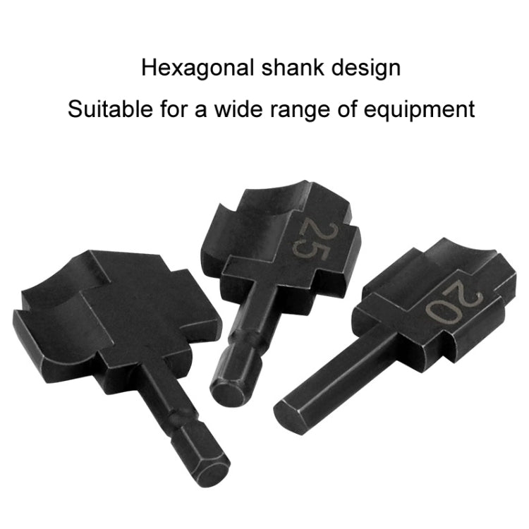 Hexagonal PPR Lifting Flat Drill Bit Step Drill Bit Repairing Internal Filament Leak Repairing Water Pipe Connection Tool