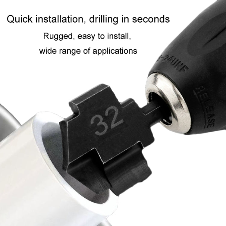 Hexagonal PPR Lifting Flat Drill Bit Step Drill Bit Repairing Internal Filament Leak Repairing Water Pipe Connection Tool