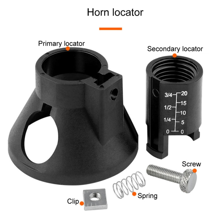 Electric Grinding Locator With 4 Twist Drill + 6 Rotary File Milling Cutter Woodwork Tool for Dremel