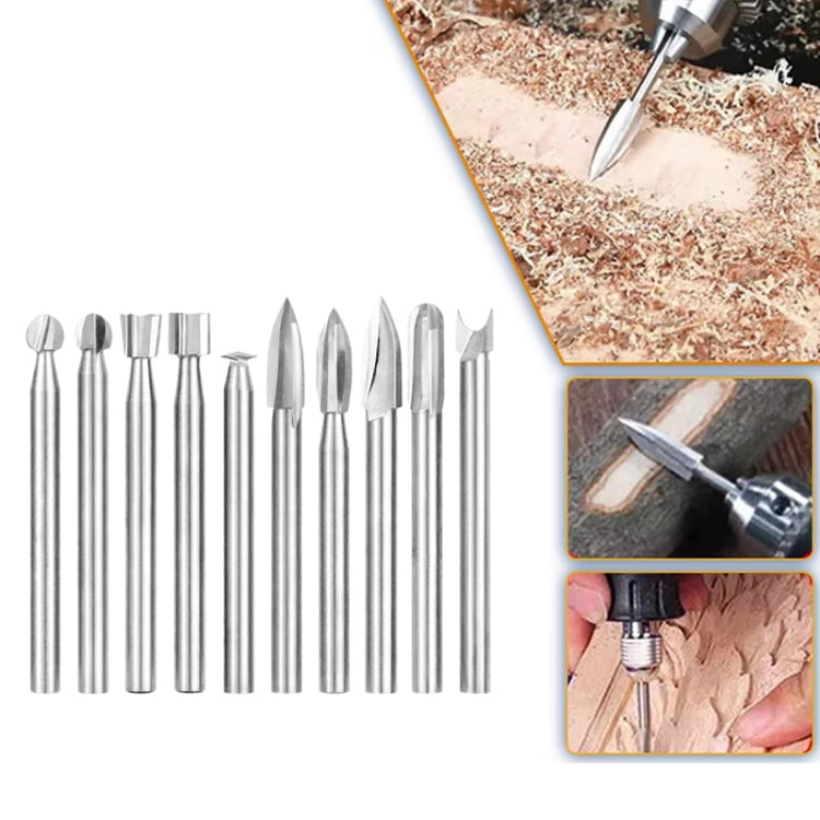 Electric Wood Carving Root Carving Tools Woodworking Engraving Polishing Tool Heads Milling Cutters Drill Bits