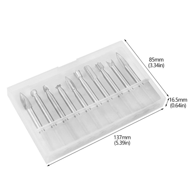 Electric Wood Carving Root Carving Tools Woodworking Engraving Polishing Tool Heads Milling Cutters Drill Bits