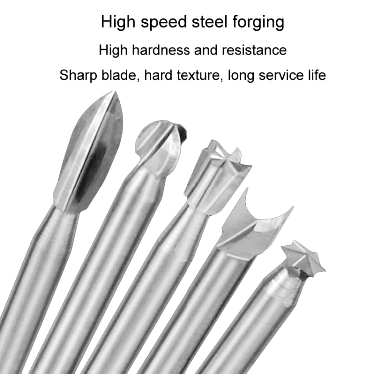 Electric Wood Carving Root Carving Tools Woodworking Engraving Polishing Tool Heads Milling Cutters Drill Bits