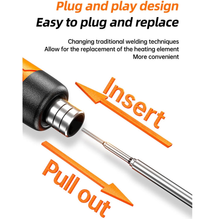 USB Digital Display Charging Soldering Iron Set 5-speed Temperature Adjustable