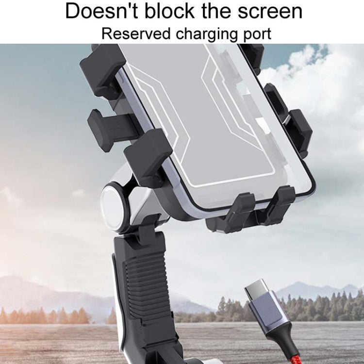 Bike Motorcycle Outdoor Riding Shockproof Cell Phone Navigation Bracket