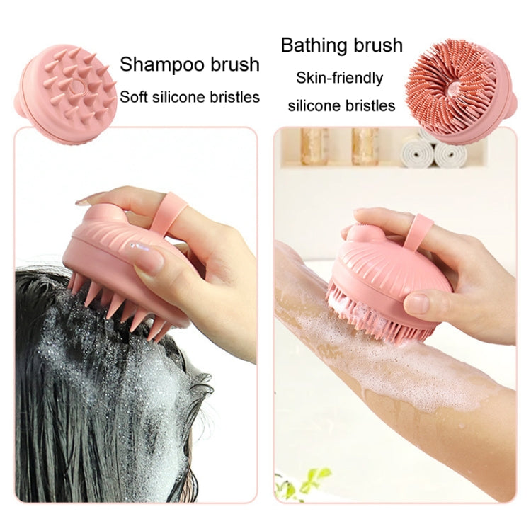 Multi-Functional Shower Scrubbing Ball Bathing Cleaning Brush Silicone Shower Brush