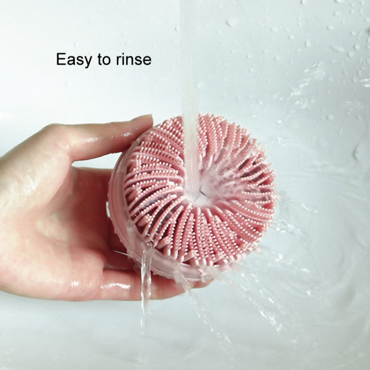 Multi-Functional Shower Scrubbing Ball Bathing Cleaning Brush Silicone Shower Brush