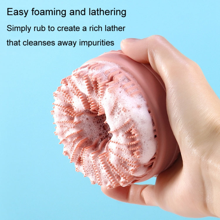 Multi-Functional Shower Scrubbing Ball Bathing Cleaning Brush Silicone Shower Brush