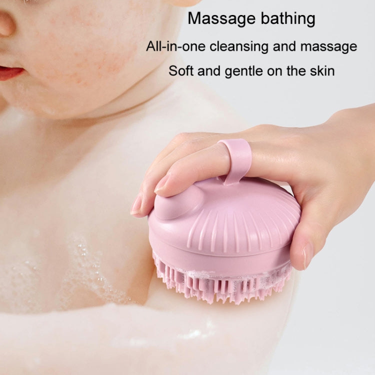 Multi-Functional Shower Scrubbing Ball Bathing Cleaning Brush Silicone Shower Brush