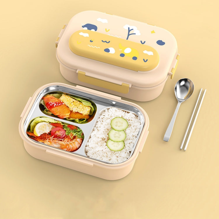316 Stainless Steel Insulated Lunch Box Children Portable Compartment Lunch Case