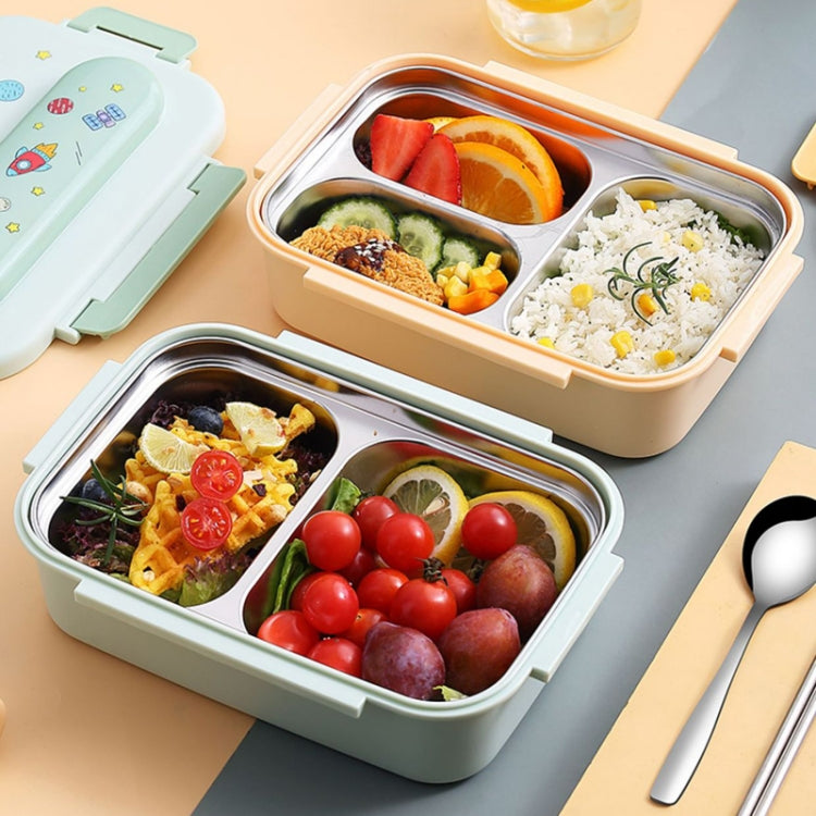 316 Stainless Steel Insulated Lunch Box Children Portable Compartment Lunch Case