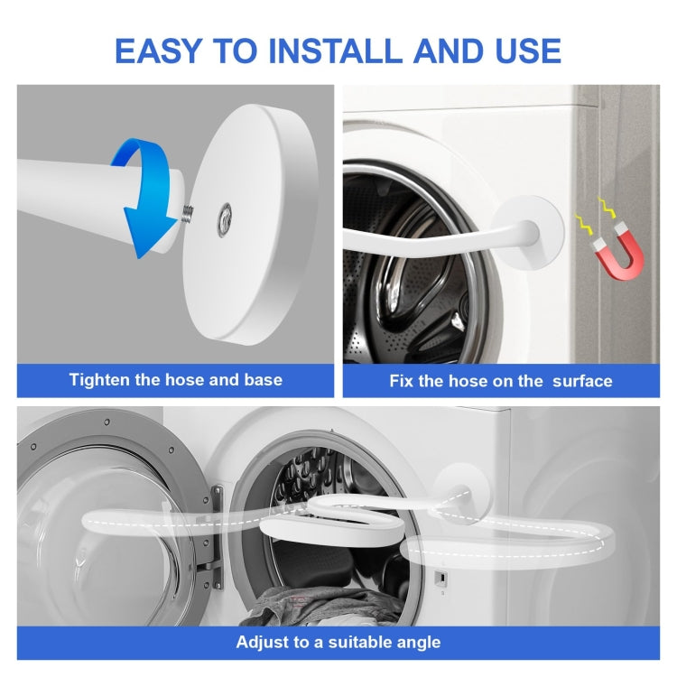 Universal Flexible Magnetic Washing Machine Door Stopper Front Load Washer Door Prop