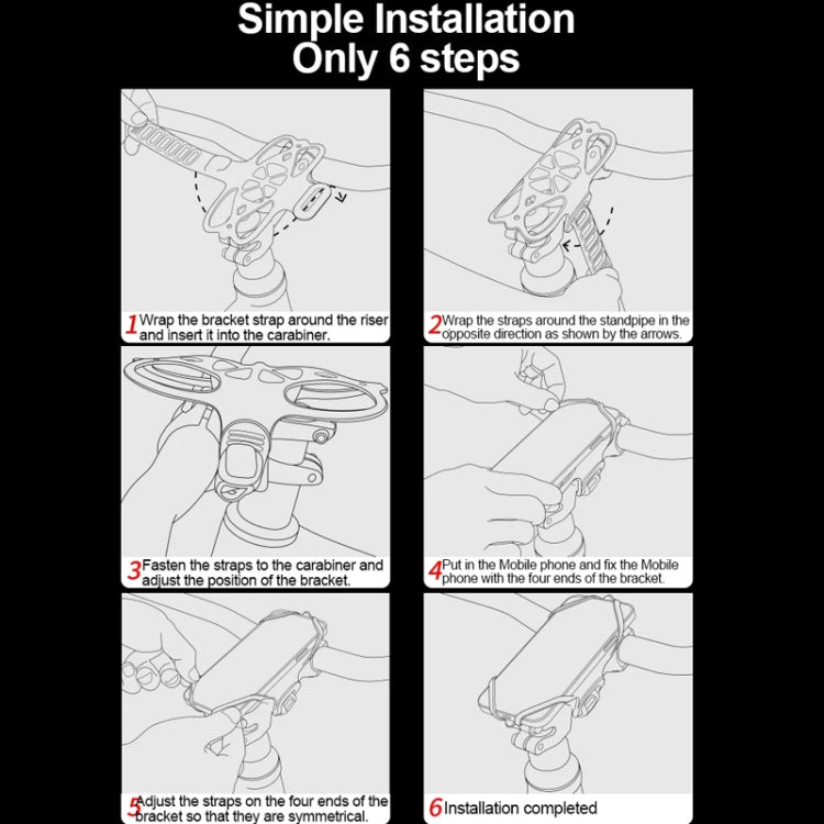 GUB P9 Bicycle Dragonfly Shape Silicone Phone Holder