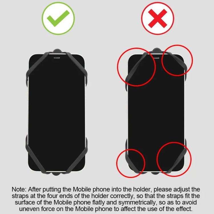 GUB P9 Bicycle Dragonfly Shape Silicone Phone Holder