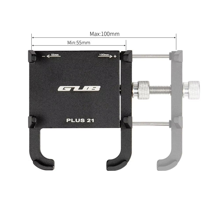 GUB PLUS21 Bicycle Mobile Phone Holder Motorcycle 360 Degree Rotating Mount