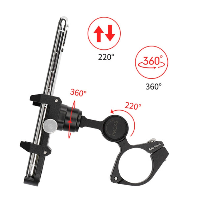 GUB PLUS21 Bicycle Mobile Phone Holder Motorcycle 360 Degree Rotating Mount