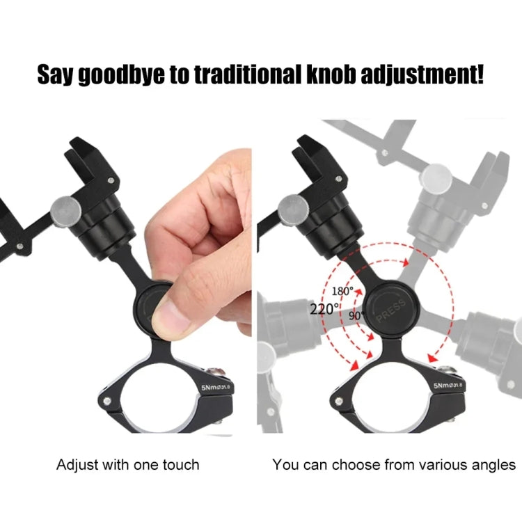 GUB PLUS21 Bicycle Mobile Phone Holder Motorcycle 360 Degree Rotating Mount