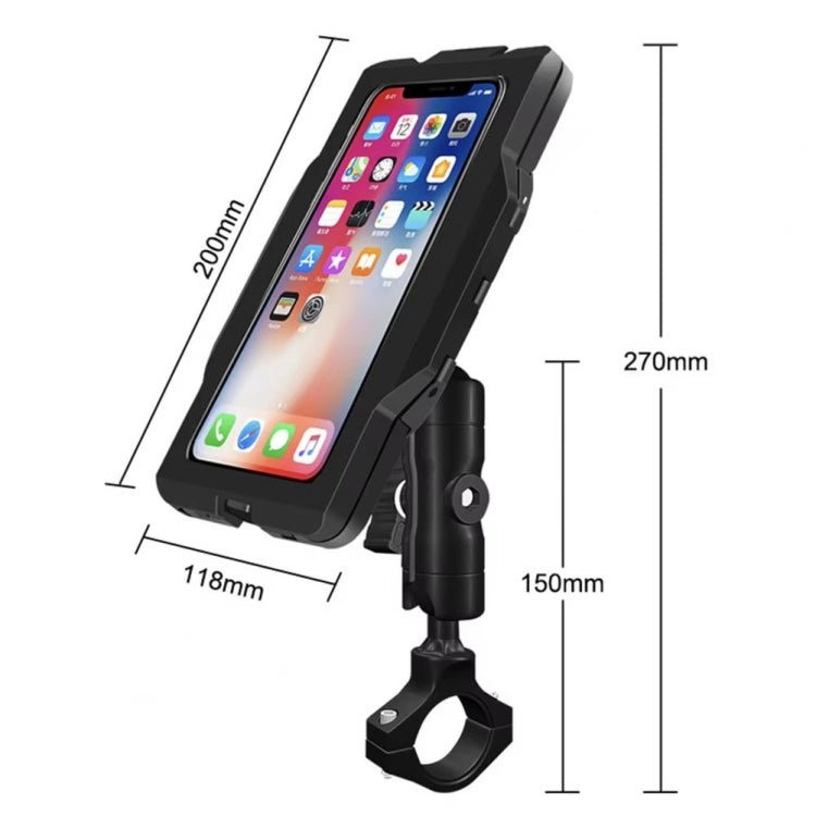 GUB PLUS17 Bicycle Mobile Phone Waterproof Bag Holder Motorcycle Handlebar Rainproof Stand