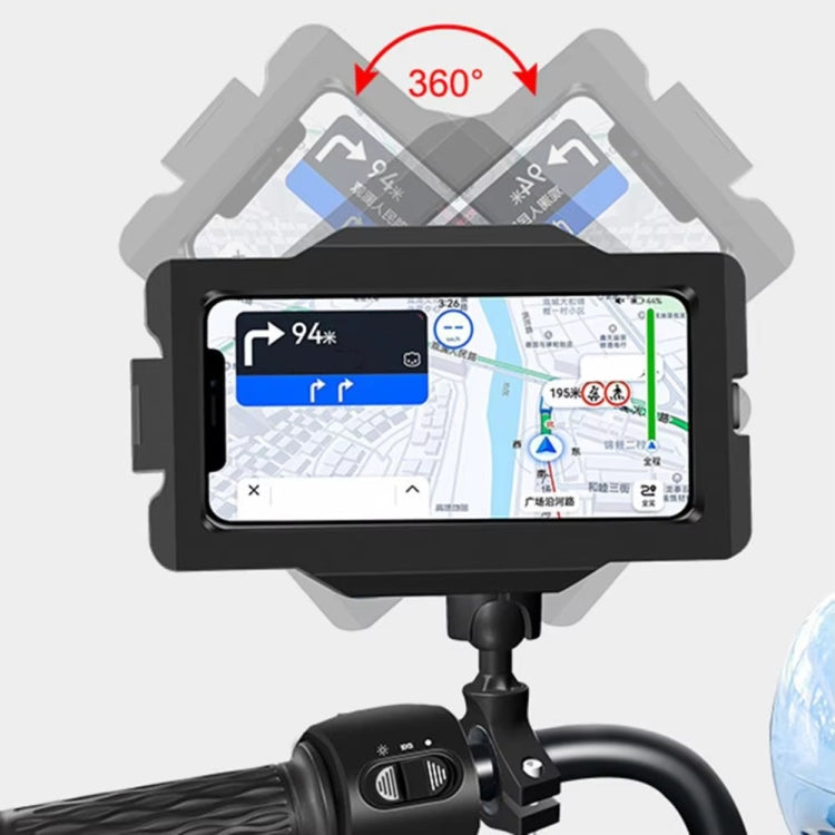 GUB PLUS17 Bicycle Mobile Phone Waterproof Bag Holder Motorcycle Handlebar Rainproof Stand