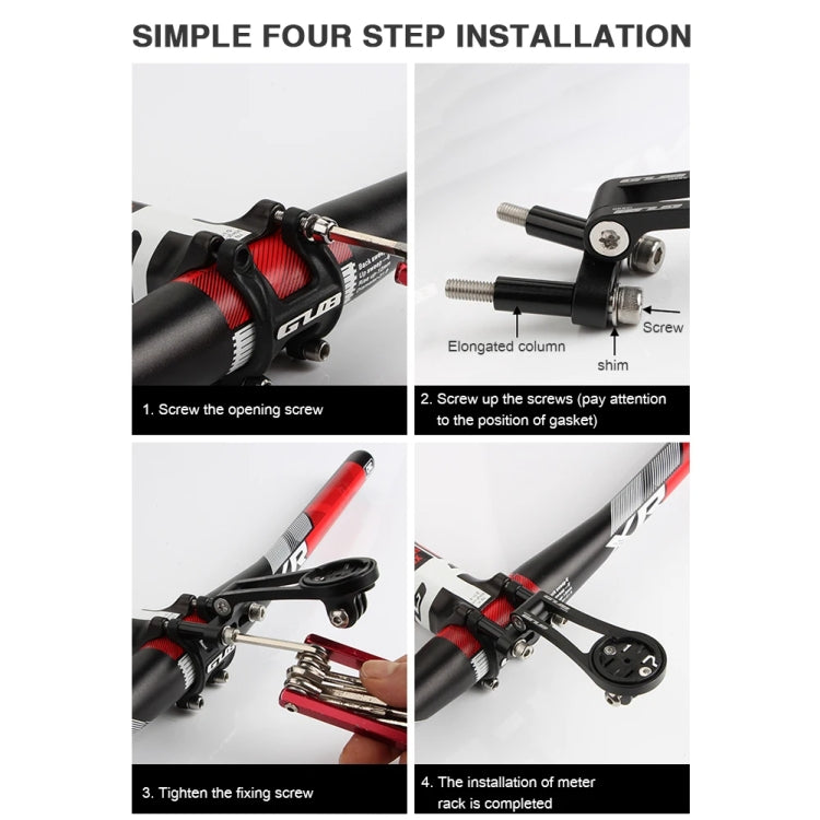 GUB G696 Bicycle Aluminium Code Table Holder Adjustable Extension Bracket