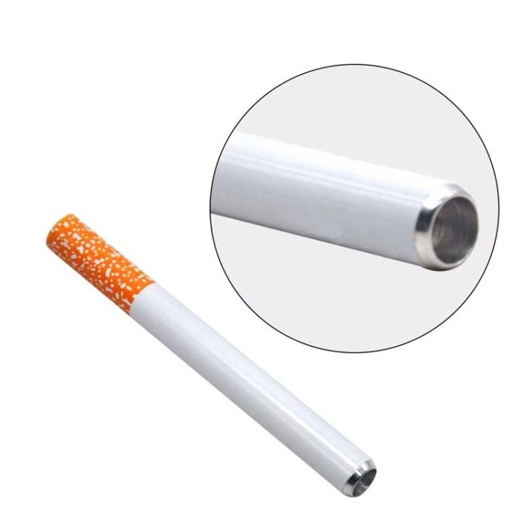 3pcs Aluminum Alloy Cigarette Shape Mini Metal Pipe Smoking Accessories