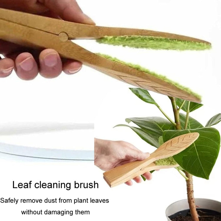 Portable Handheld Leaf Cleaning Tongs For Plants Cleaning Brush Leaf Cleaner