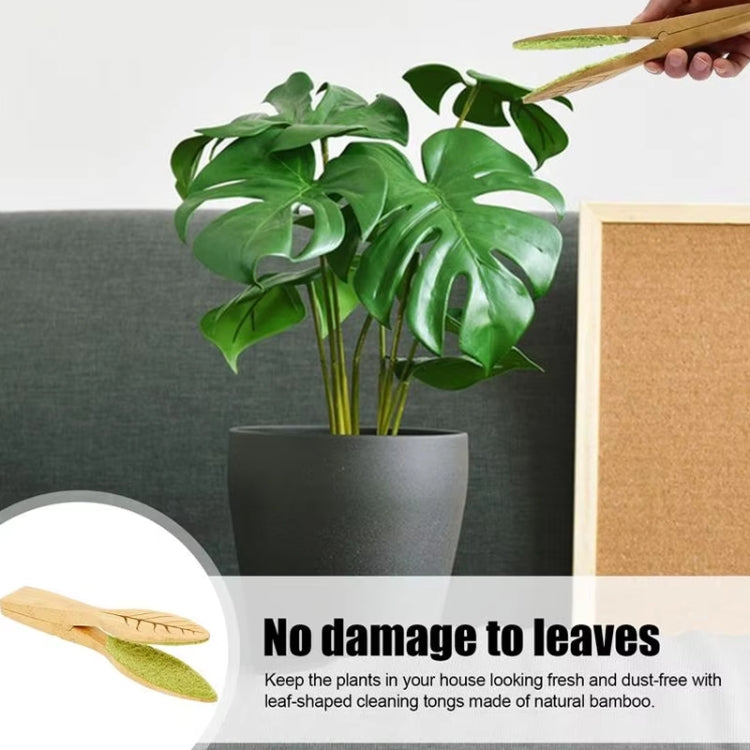 Portable Handheld Leaf Cleaning Tongs For Plants Cleaning Brush Leaf Cleaner