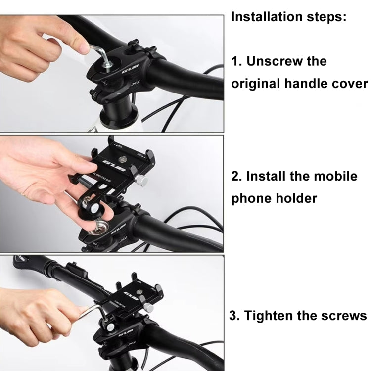 GUB G-95 Bicycle Mobile Phone Holder Bicycle Navigation Handlebar Bowl Cover Mount