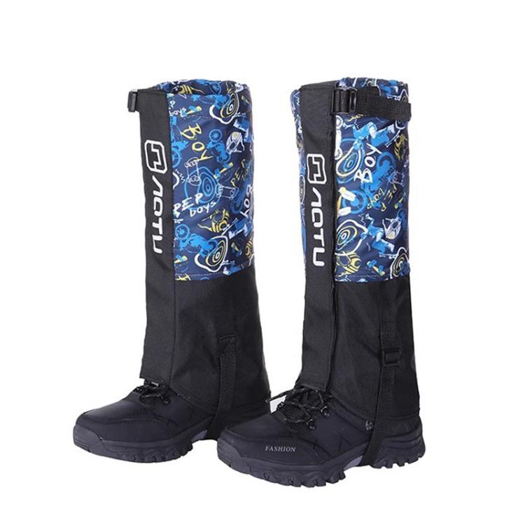 AOTU  AT8913 1pair Children Riding Skiing Waterproof Calf Protectors Outdoor Sandproof Shoes Covers