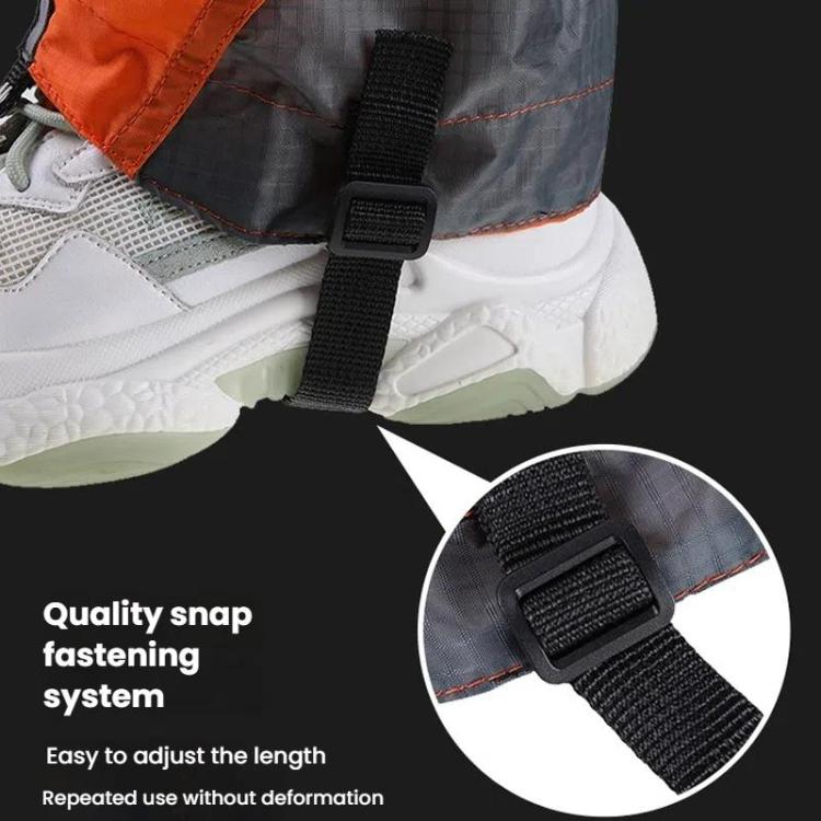 AOTU AT8917 1pair With Reflective Strip Outdoor Mountaineering Hiking Snowproof Footwear Desert Sandproof Shoe Covers