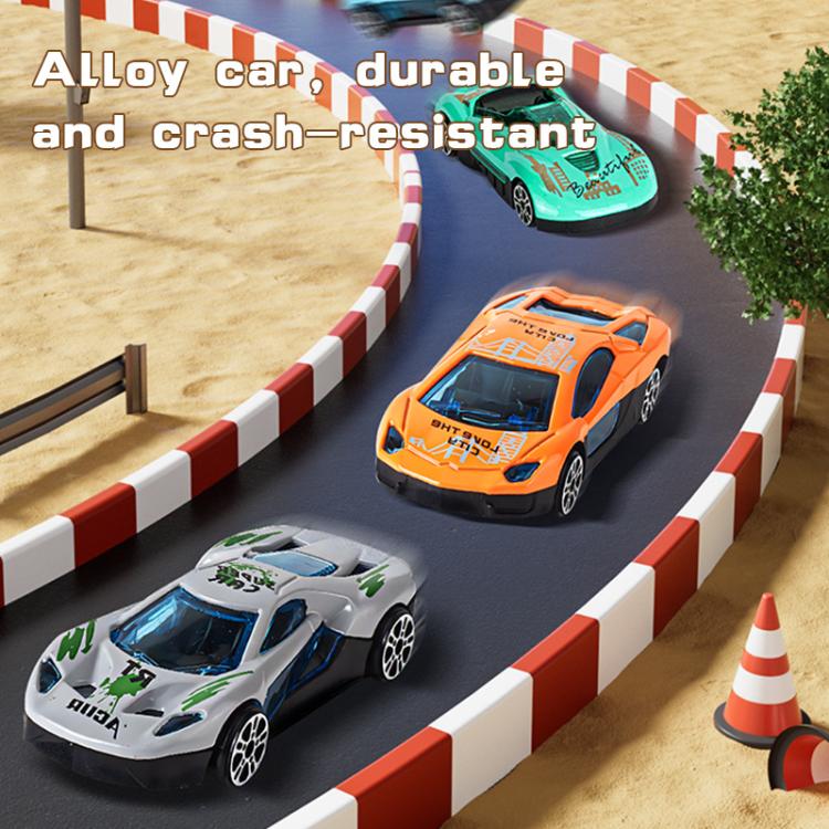 Folding Catapult Car Transformable Track Car Children Simulated Container Storage Car